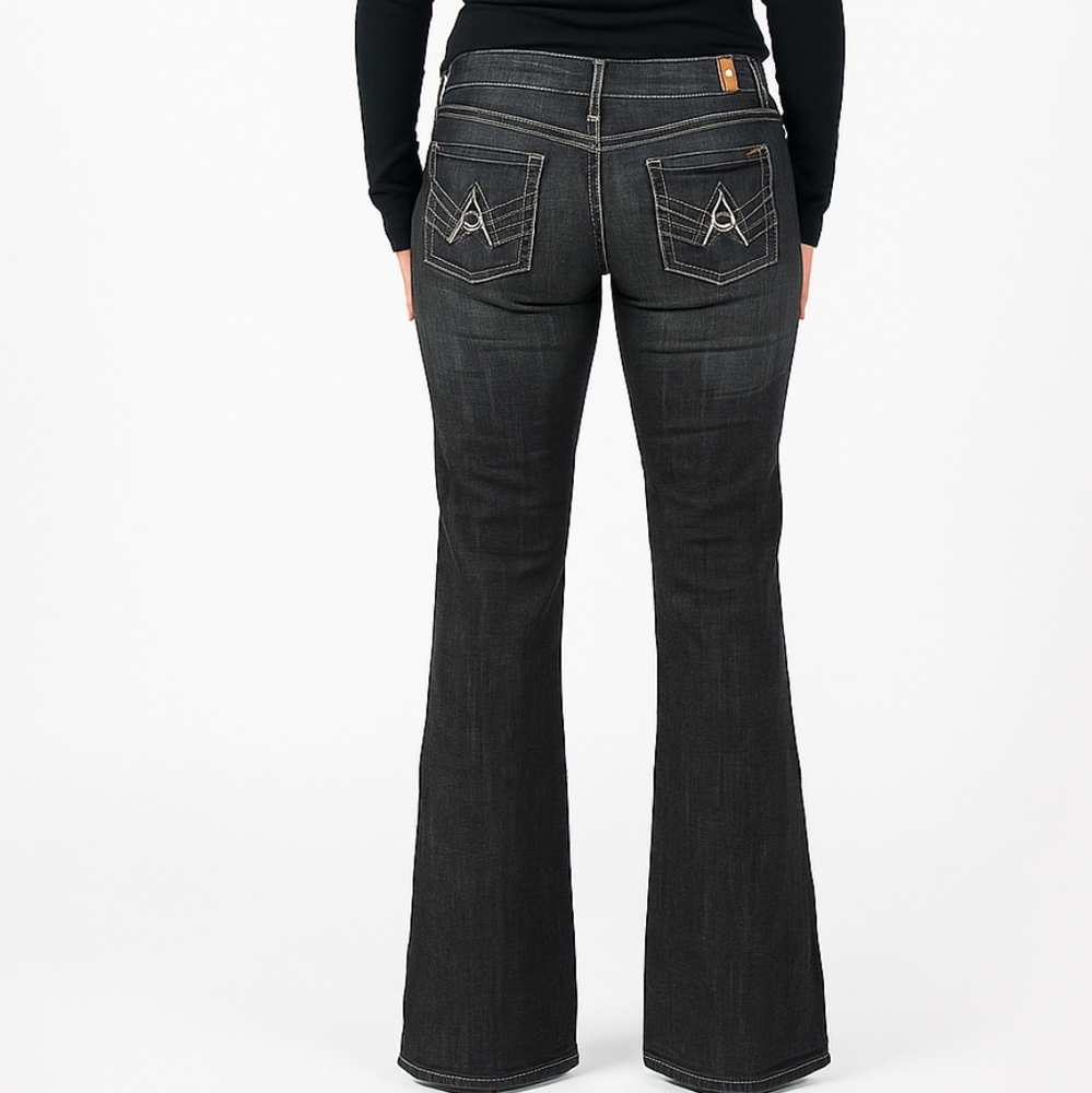 7 for All Mankind "A Pocket" Grey Bootcut Jeans 28